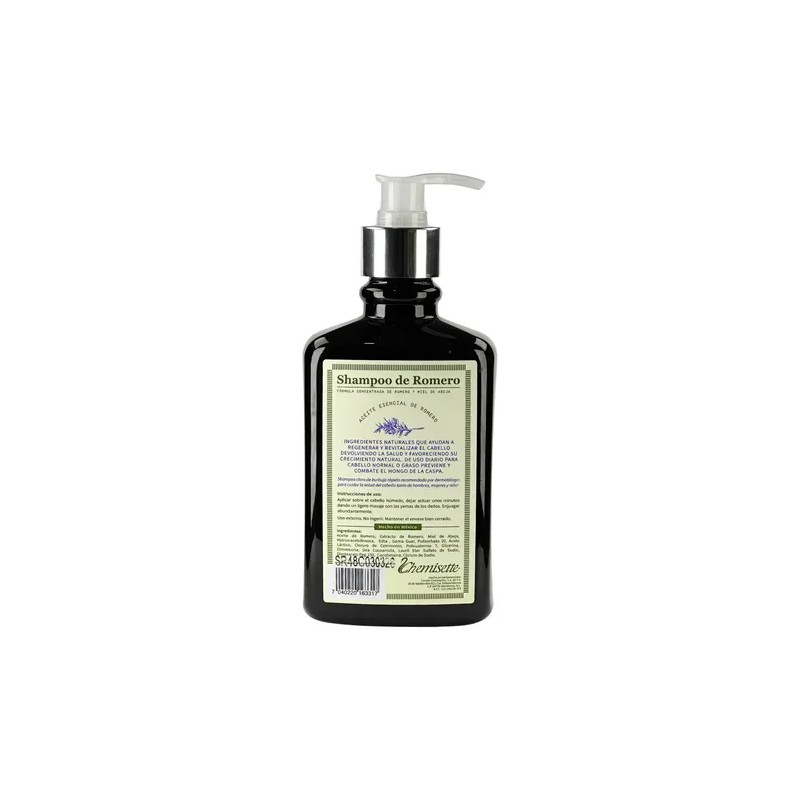 Shampoo Concentrado Romero 300ml Crecimiento Fortalece Nutre
