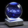 None 3.15 inch Solar System Crystal Ball 3D Planets Sun