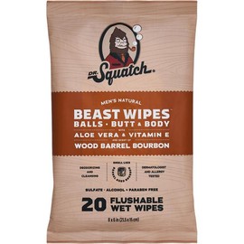 Beast Wipes - Dr. Squatch - Body Care for Men:_Wood Barrel Bourbon Wipes