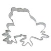 Staedter Frog Shape Cookie Cutter, Silver, 7 cm