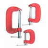 Set of 3 Mini Screw Clamps 25 50 75 mm