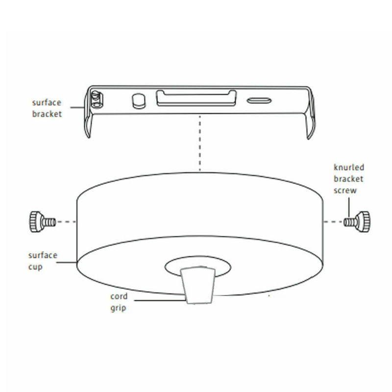 LEDSone 105mm Lighting Fixture Ceiling Plate Bracket Fitting Ceiling Rose