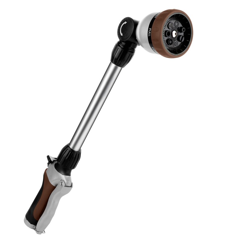 RESTMO Metal Watering Wand, Heavy Duty Garden Hose Wand with