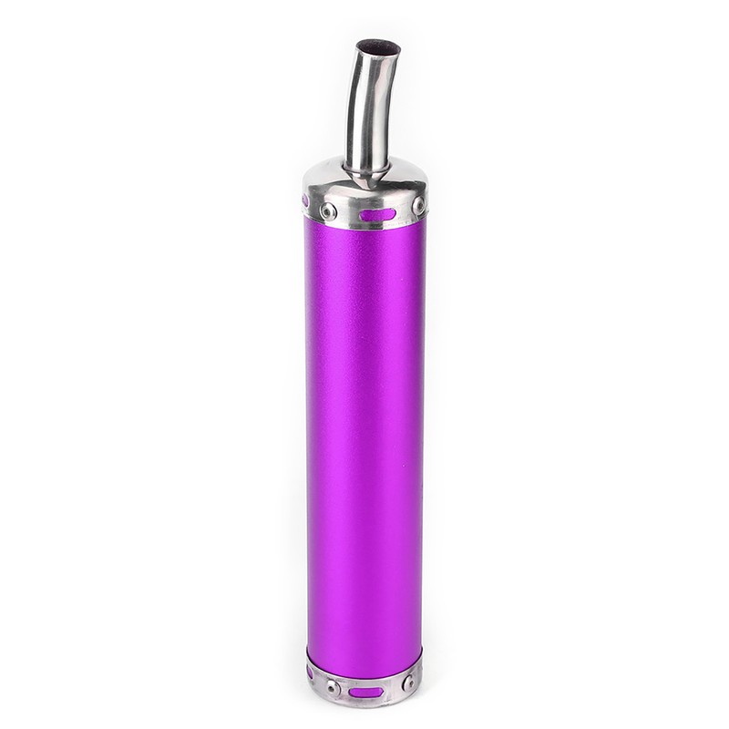 Stainless Steel Exhaust Muffler Silencer 20mm/0.8in Modified Parts for 2