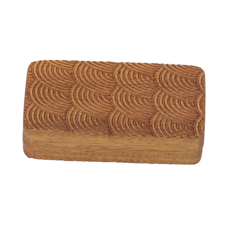 Fidget Slider Green Sandalwood Water Ripples Designed Magnetic Push Slider