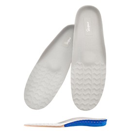 Sleipnir White Sneakers, Comfortable, Shock Absorption, Insole, For Running, Walking, Sports, No Fatigue, Arch Support, gray (light gray)