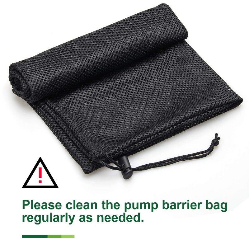 Coolrunner Pump Barrier Bag, 17.3"x 17.3" Pond Filter Mesh for