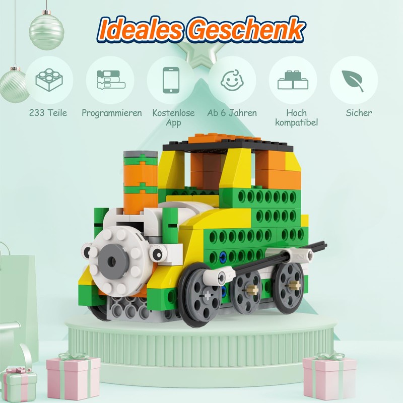 Apitor Robot Q 20-in-1 Programmable Toy for Children, STEM Toy