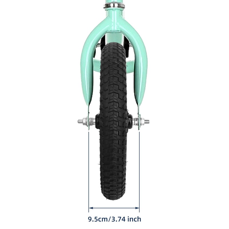 Exceedhub 20 Inch Kids Bike Front Wheels Replacement with Solid