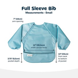 Tiny Twinkle Bib Waterproof Bib Pack of 2 Bibs Outfit, Wipe Clean Cape for Weaning, Adjustable Bib for Toddlers, 0-24 Months, Machine Washable and Tug Proof Closure