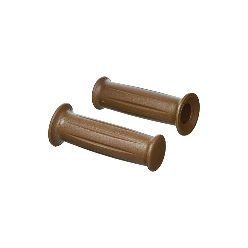 バイクパーツセンター(Bike Parts Center) バイクグリップ 汎用グリップ 非貫通式 茶 原付用 903328