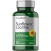 Horbaach Sunflower Lecithin 2400Mg, 60 Softgel Capsules, Naturally Phospholipids
