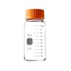 Pyrex Round Wide Mouth Media Storage Bottle with GL45 Screw