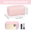 Easyplum Makeup Bag Travel Cosmetic Bag for Women Girls, Zipper