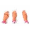 Paquete de 3 Manos de Práctica para Uñas Acrílicas, Modelo