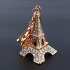 Keychain,Eiffel Tower Rhinestones Keyring Charm Pendant Purse Bag Key Ring