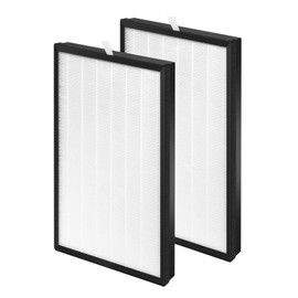 2 Pack Upgraded BKJ-33 Replacement Filter,compatible with COLZER BKJ-33 Air Purifier, H13 3-Stage Filtration Activated Carbon 3-in-1 Composite Filter