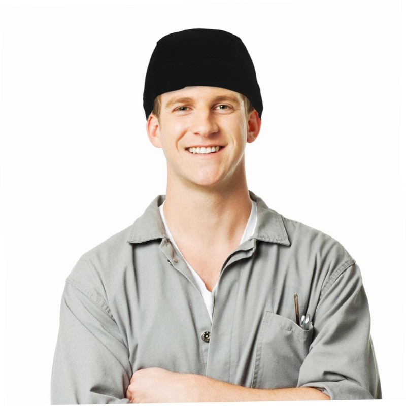 WOONEKY Welding Tool Accessory Black Anti-Sweat Skull Cap Protective Gardening