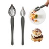 2 Pieces Stainless Steel Spoons Kitchen Utensils Food Serving Tools