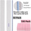 150pcs 80/80 Grit Nail Files Set, Manicures Pedicures Nails Emery