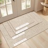 LEKEEPGO Ultra Thin Indoor Door Mat 24"x47", Low-Profile Door Mat
