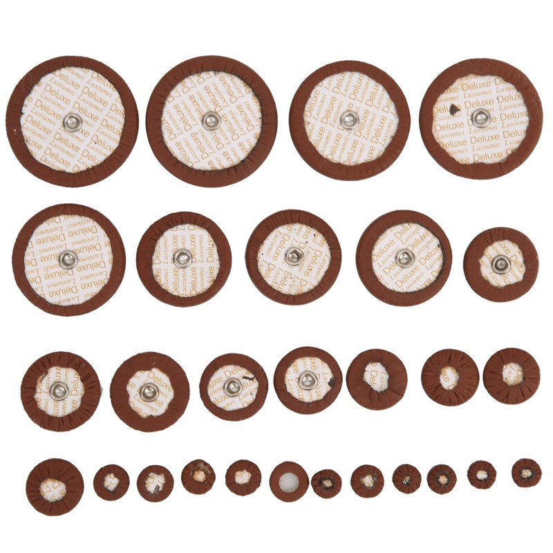 28pcs Multi Size Sax Leather Pads Replacement Set for Soprano