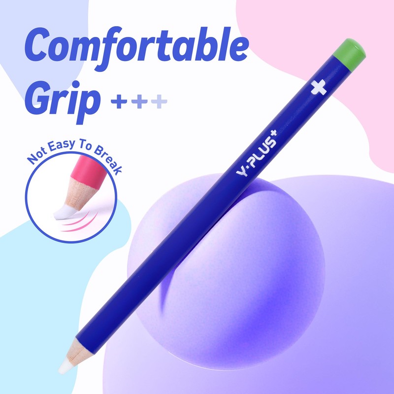 YPLUS Detail Eraser Pencils, Fine Detail Eraser with Sharpener, Perfect