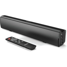 Majority Compact 50 Watt Bluetooth Soundbar With Remote Eq Control Dual Stereo 15 Inch