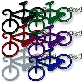 GreVeloro® Bicycle Keyring with Keyring Bike Road Bike Sport Cycling Racing Gift Item 5.8 cm (Blue)