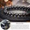 Seyaa Hematite Bracelet Natural Stone Beaded Stretch Bracelets Gifts for
