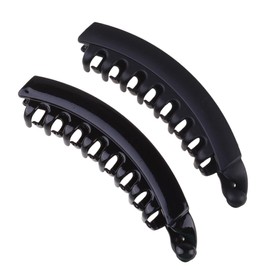 FOMIYES 10Pcs Large Banana Hair Clips with Teeth and Spring for Women Plastic Hair Accessories for Various Hairstyles for Work Yoga and Parties