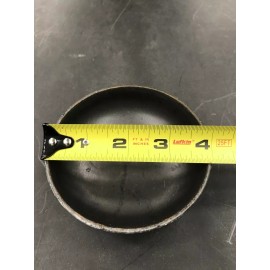 steel Pipe caps: domed steel weld on 4"