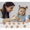 Coriver 12 Pack 3D Wooden Brain Teaser Puzzles, Wooden Brain