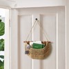 Hanging Fruit Basket, Potato and Onion Storage, Handmade Woven Jute