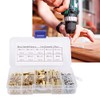 120pcs M4 Spacer Socket Brass Spacer Screw Nut Assortment