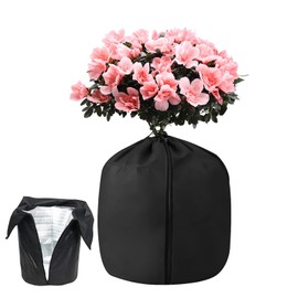 RCYHCY Thermal Pot Protection Plants, 45 x 50 cm, Frost Protection Bag for Potted Plants, Potted Plants, Protective Bag for Plants, Frost Protection with Drawstring and Zip for Potted Plants, Shrubs