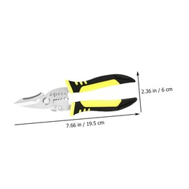 Mipcase 1Pc Professional Multifunctional Wire Stripping Plier Heavy Duty Tool for Cutting Crimping and Stripping Cables Ergonomic Grip for Comfort and Control for Electrical Work