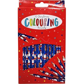 YLAB 15 Christmas Colouring Pencils - Coloured Pencils Crayons - (22057)