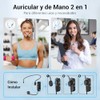 TONOR Auriculares con Micrófono Inalámbrico, Sistema de Auriculares con Micrófono