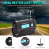 Kaito KA600 Weather NOAA Emergency Radio Crank Solar Powered AM