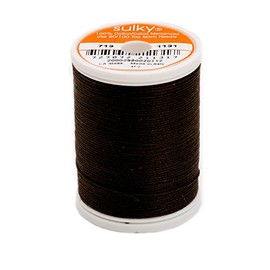 Sulky Of America 660d 12wt 2-Ply Cotton Thread, 330 yd, Cloister Brown