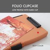 Dexas Folio Clipcase Professional Storage Clipboard with Pen Storage Compartment,