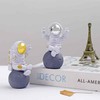 Cute Small Astronaut Figurines,Spaceman Statue Decor for Living Room Bedroom