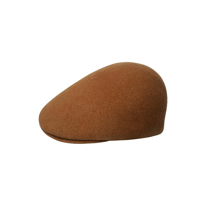 Kangol Seamless Wool 507 Flat Cap Rustic Caramel