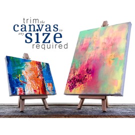 VViViD Double Primed Cotton Canvas Roll Choose Your Size! (5ft x 60")