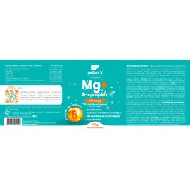 Nature's Finest Magnesium Drink, 375 mg Magnesium Per Serving, 50 mg B Complex Per Serving, 100% Daily Dose Magnesium and B Complex