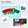 DLYPOW Battery Tester, Universal Battery Checker Small Battery Tester for