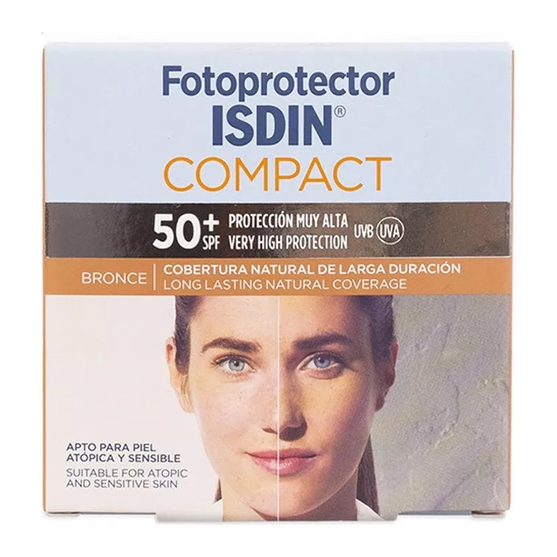 Isdin Fotoprotector Facial Compact Bronce Spf 50+, 10g