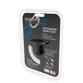 Diamondgrip Small with 40 Inch by 2.8 mm Unbreakable Gas Engine Pull Starter Recoil Replacement Cord Kit with Black Grip…