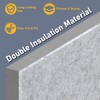 Flamorrow Insulated Foam Panels for Portable AC Window Seal Kit,
